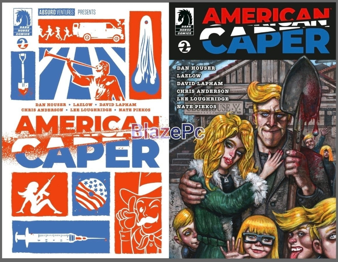 American Caper #2 Cover A B Variant Set Options Dark Horse Comics Presale 12/24