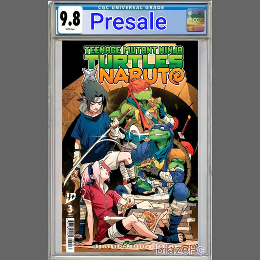 Teenage Mutant Ninja Turtles X Naruto #3 CGC 9.8 Jimenez Cover A 2025 PRESALE