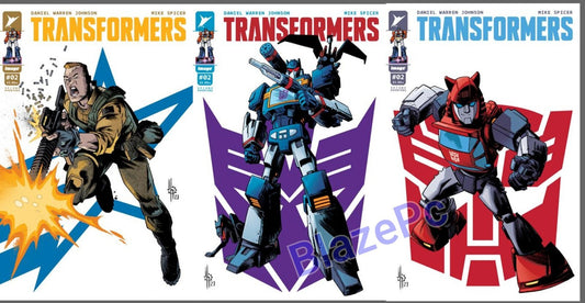 Transformers #2 2nd Print Cover A B C Variant Set Options Image Comics 2023 NM