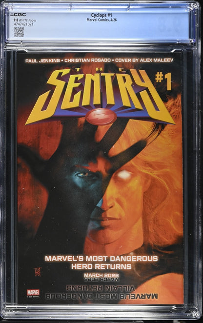 Cyclops #1 CGC 9.8 Cover A Federico Vicentini Marvel Comics 2026