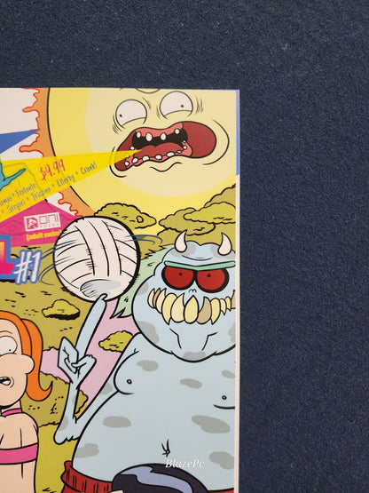 Rick and Morty Super Spring Break Special #1 1:10 Ellerby Wraparound Variant NM