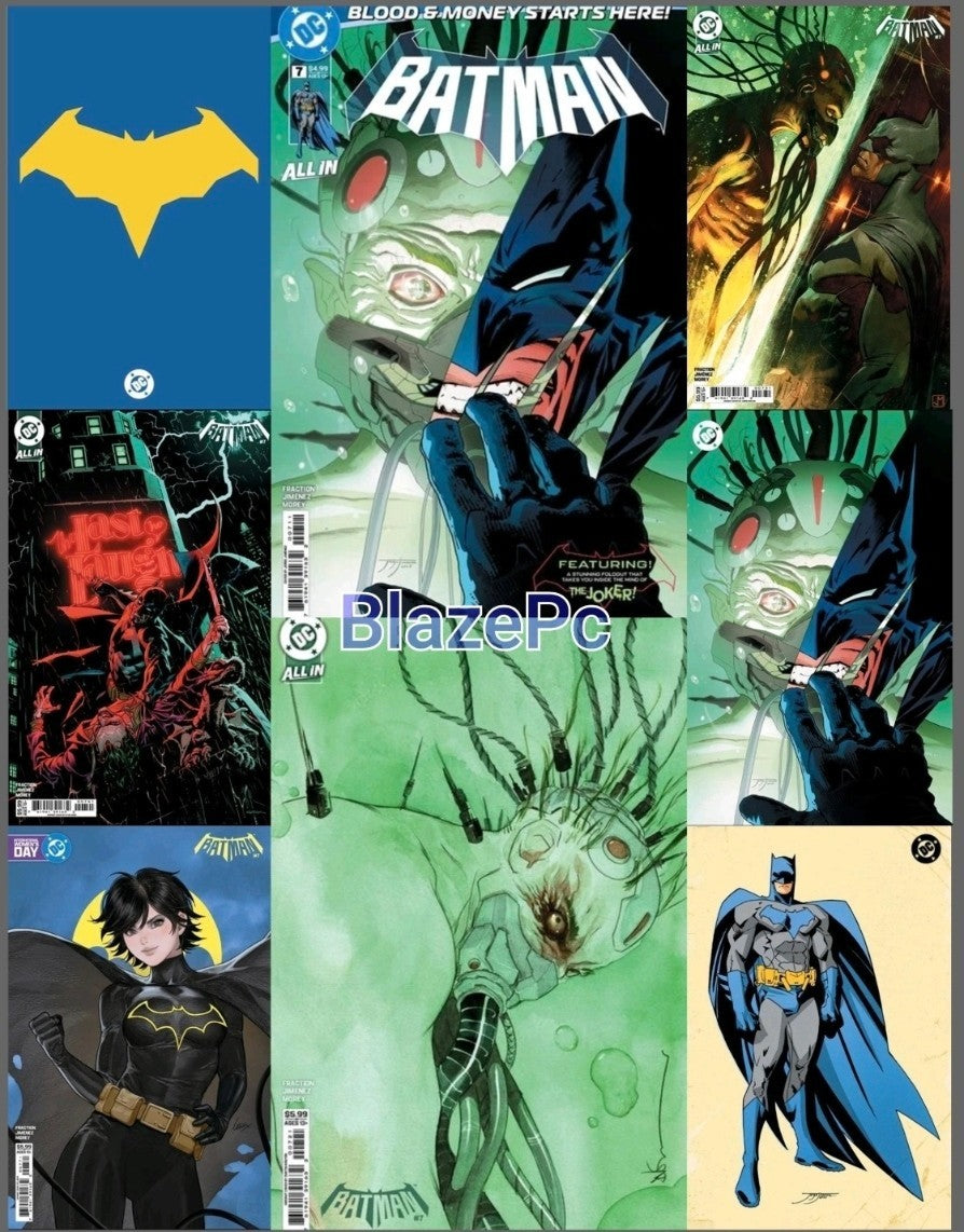 Batman #7 Cover A B C D E F G H Variant Set Options Joker DC 2026 Presale 3/4
