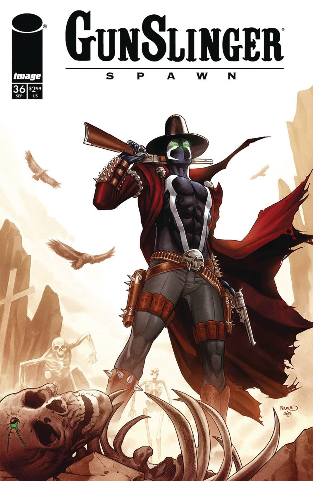 Gunslinger Spawn #36 Cover A B Variant Set Option Image Comics 2024 NM
