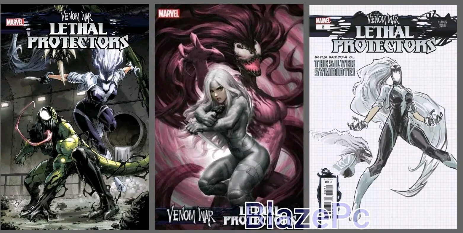 Venom War Lethal Protectors #2 Cover A B Variant Set 1:10 Options Presale 10/23