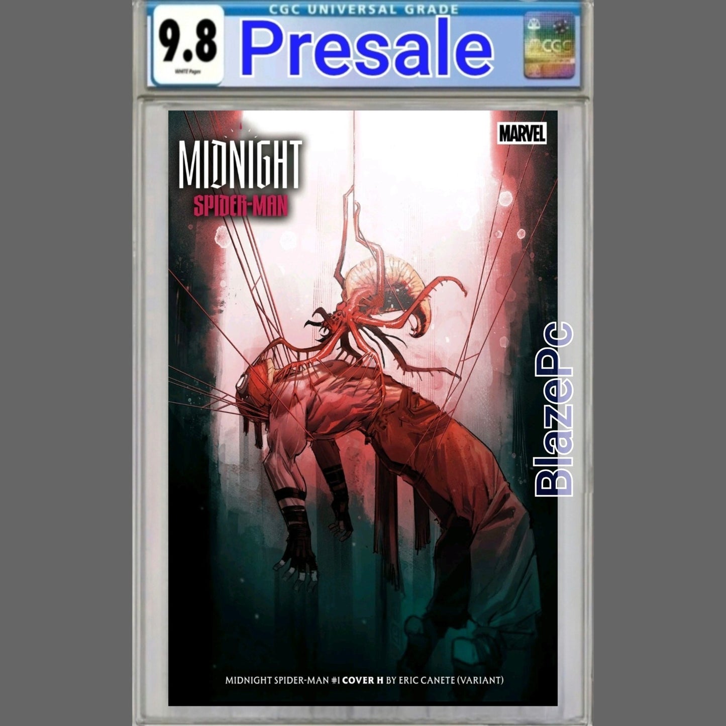 Midnight Spider-Man #1 CGC 9.8 Eric Canete Cover H Variant 10/7 PRESALE