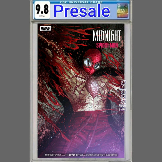 Midnight Spider-Man #2 CGC 9.8 Lucas Werneck Cover B Variant 11/18 PRESALE