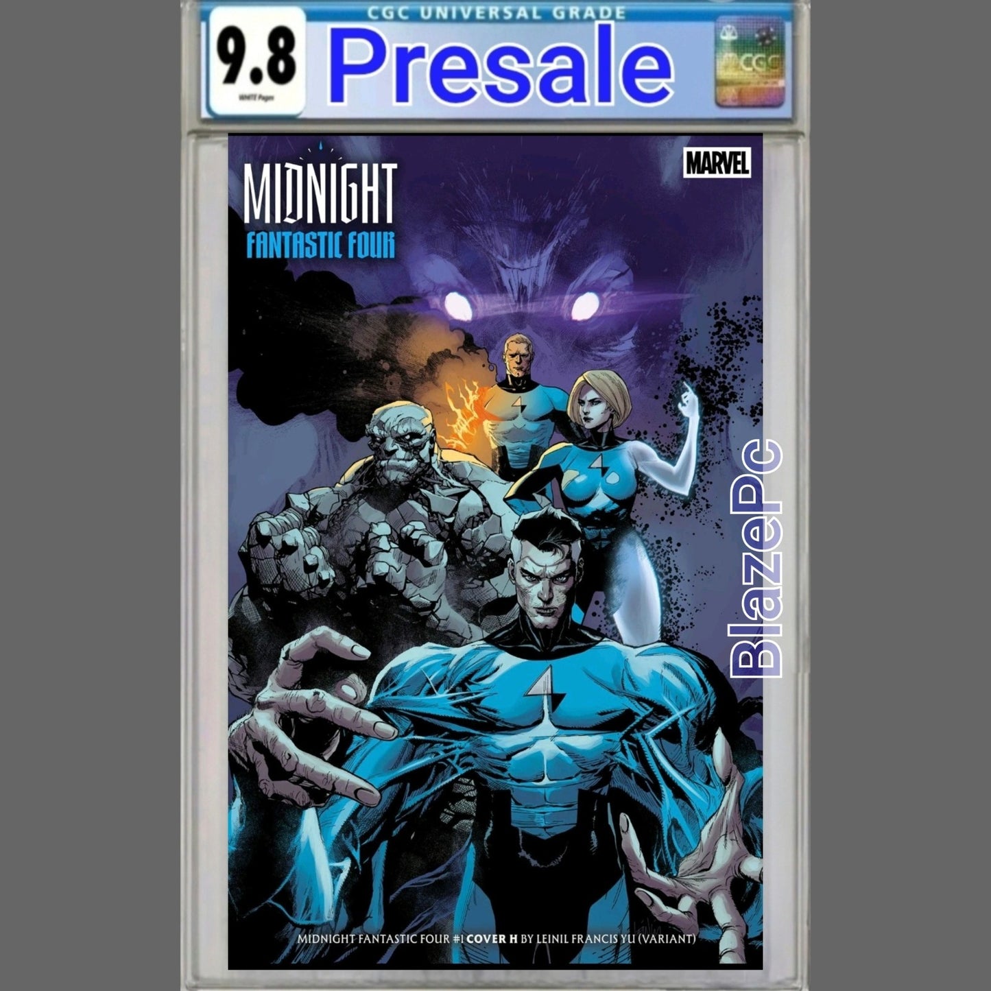 Midnight Fantastic Four #1 CGC 9.8 Leinil Yu Cover H Variant 10/7 PRESALE