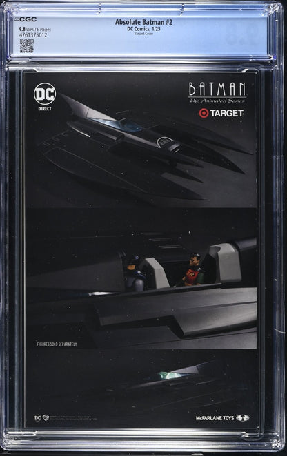 Absolute Batman #2 CGC 9.8 Cover B 1st Print Daniel Warren Johnson DC Comics
