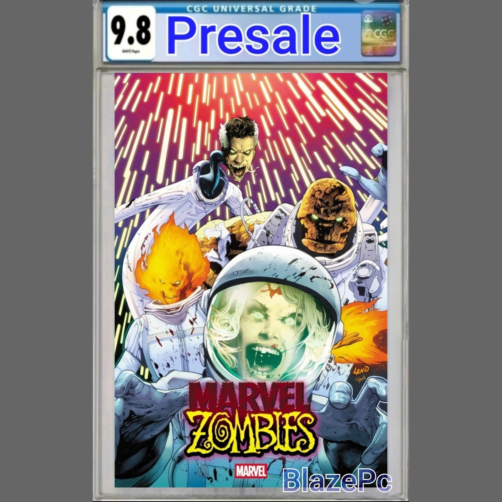 Marvel Zombies Red Band #1 CGC 9.8 Greg Land Cover A Marvel 2025 PRESALE