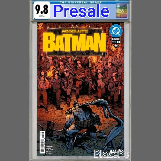 Absolute Batman Annual #1 CGC 9.8 2nd Print Cover A Johnson Variant 2026 PRESALE