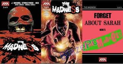 The Madness #3 Cover A B C Variant Set Options AWA Comics 2023 NM