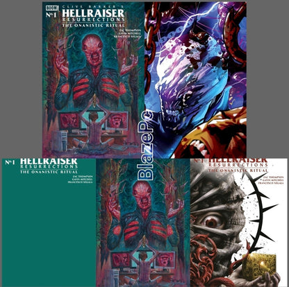 Hellraiser Resurrections Onanistic Ritual #1 A B C F G 1:10 Variant Presale 9/9