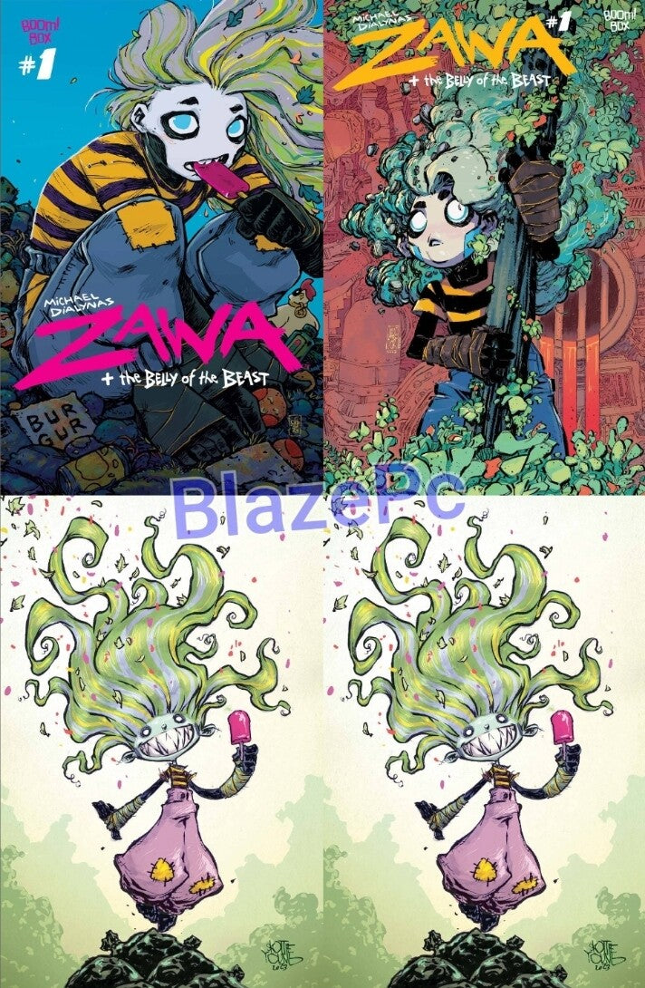Zawa #1 Cover A B F G LCSD FOIL Variant Set or 1:10 1:25 Options Boom! 2023 NM