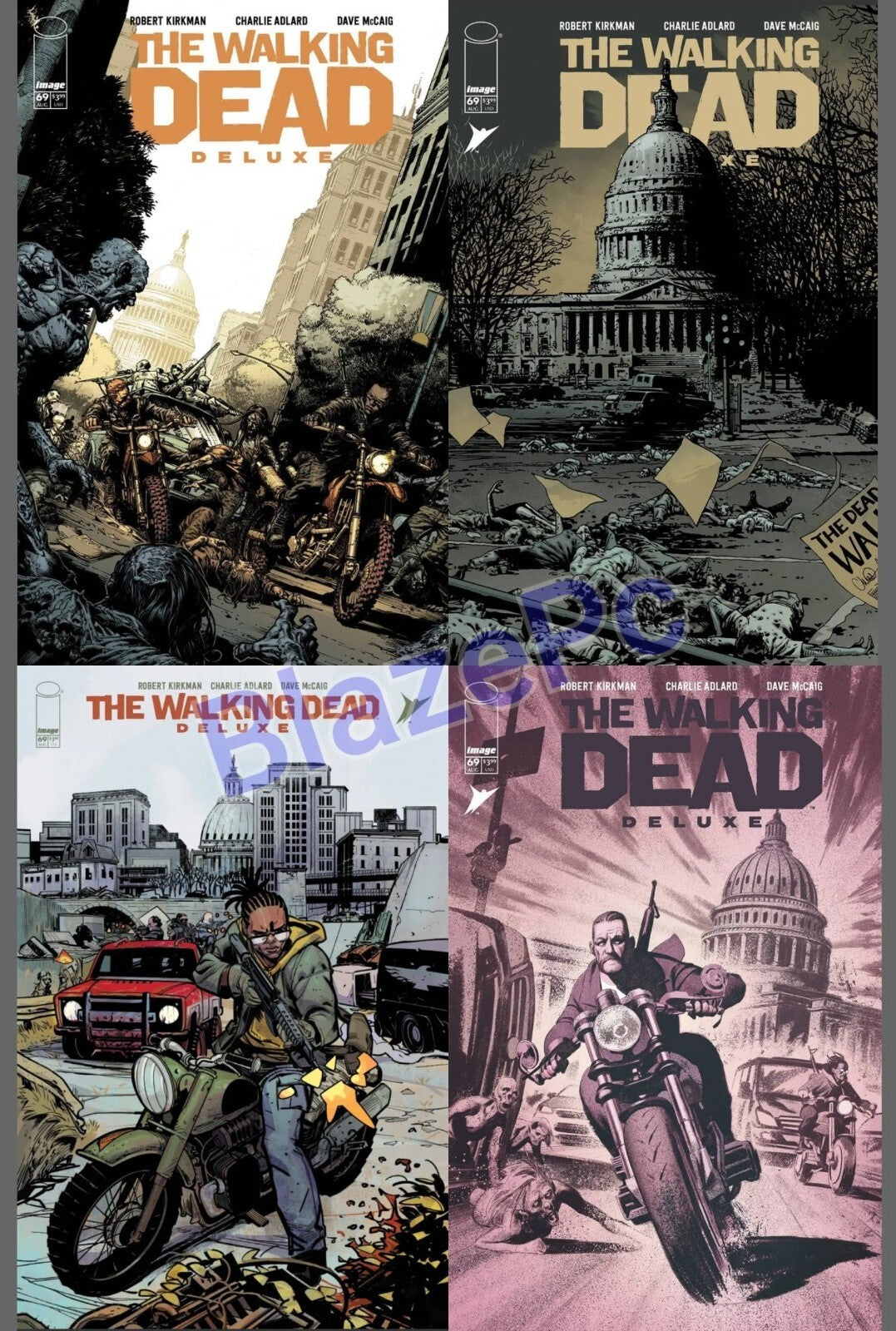 Walking Dead Deluxe #69 Cover A B C D Variant Set Options Image 2023 NM