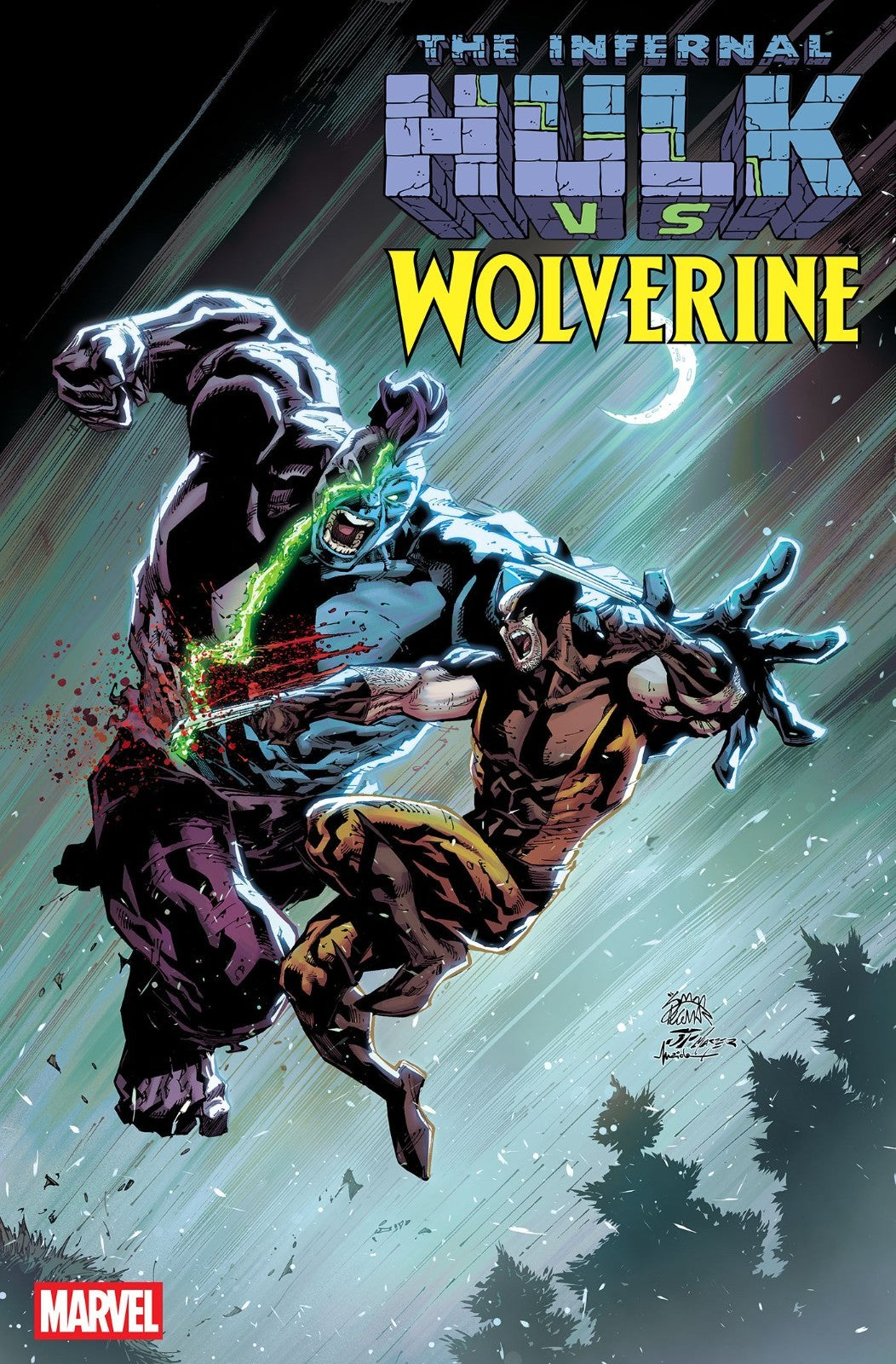 Infernal Hulk Vs Wolverine #1 Cover A B  C D E Variant Set Options Presale 9/23
