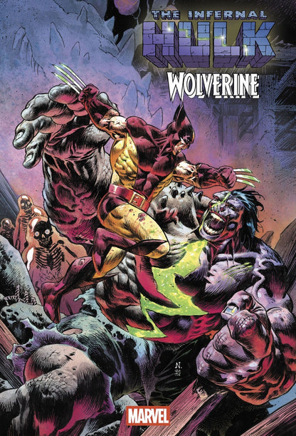 Infernal Hulk Vs Wolverine #1 Cover A B  C D E Variant Set Options Presale 9/23