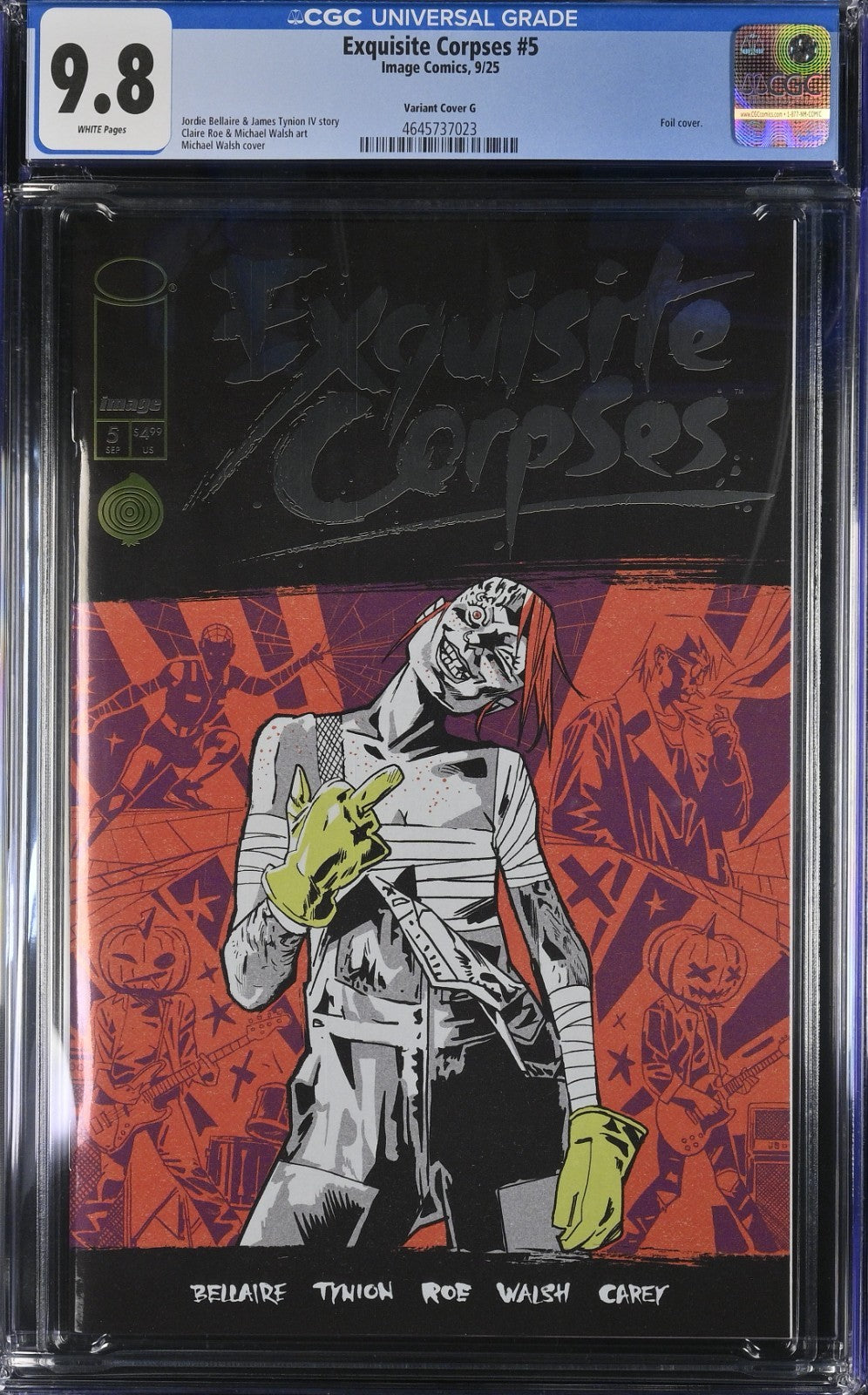 Exquisite Corpses #5 CGC 9.8 One Per Store Foil Surprise Variant Tynion Image