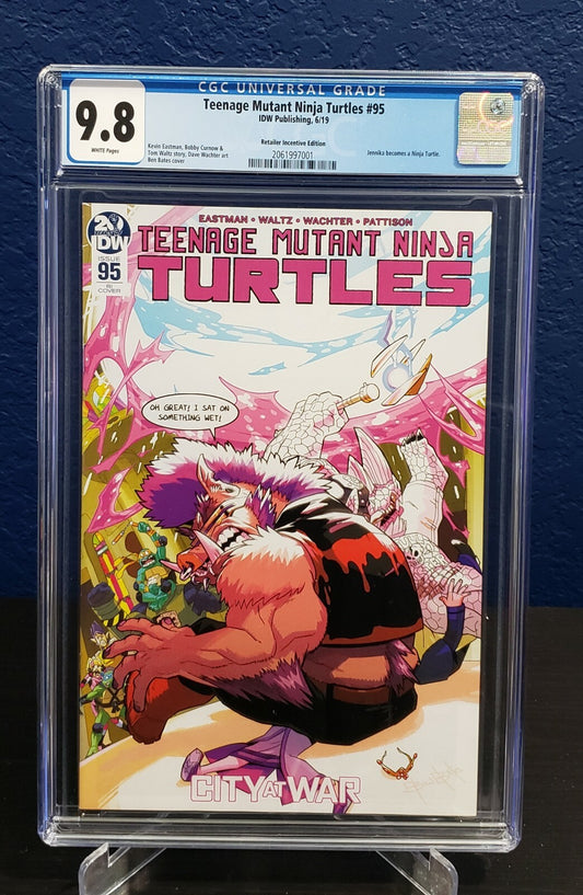 Teenage Mutant Ninja Turtles #95 CGC 9.8 1:10 Incentive Variant Jennika tmnt