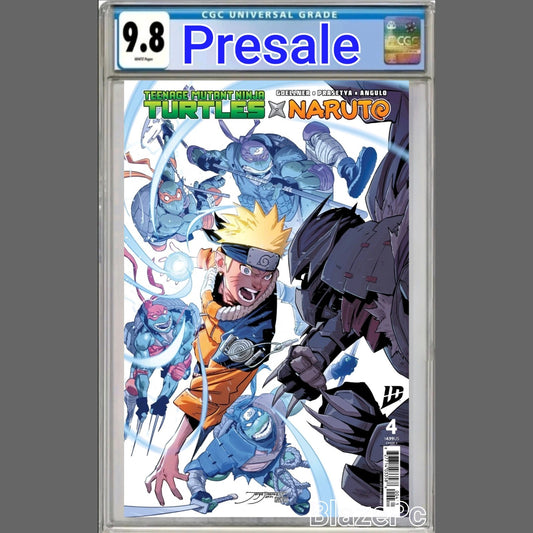 Teenage Mutant Ninja Turtles X Naruto #4 CGC 9.8 Jimenez Cover A 2025 PRESALE