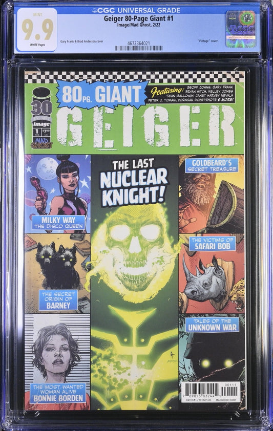 Geiger 80 Page Giant CGC 9.9 Cover A 1st Print 1st Appearance Redcoat Not 9.8