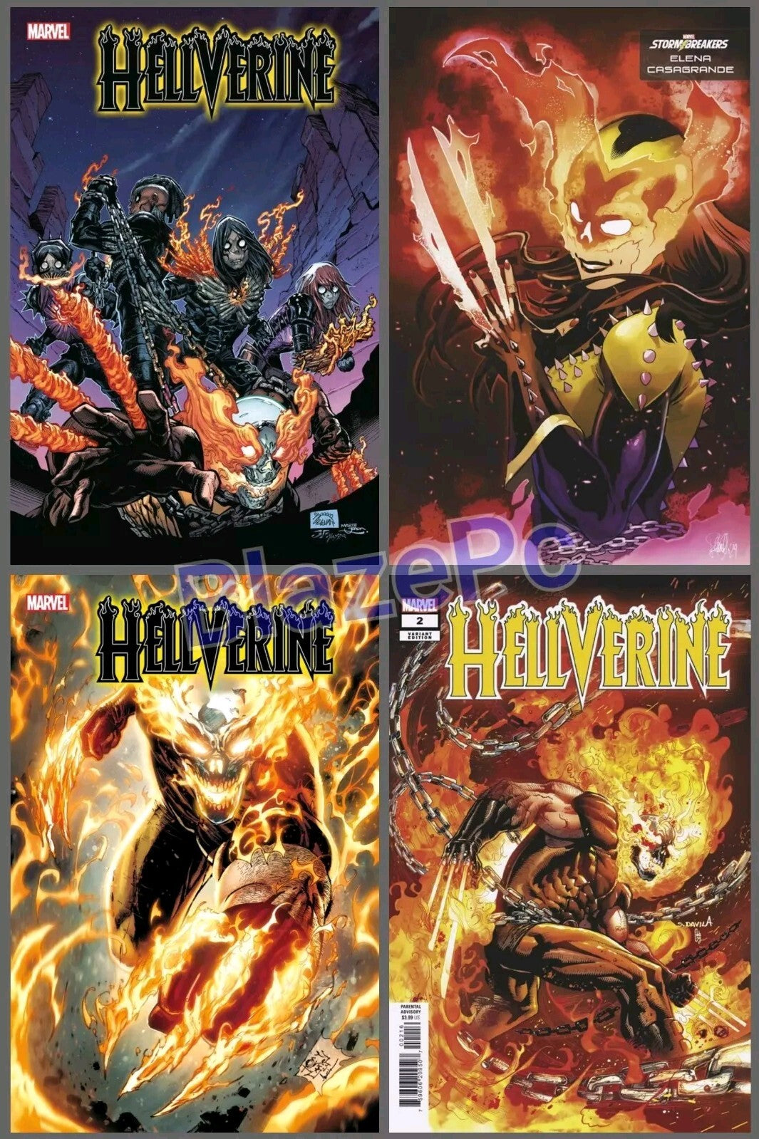 Hellverine #2 Cover A B C Variant Set or 1:25 Options Percy Marvel 2024 NM