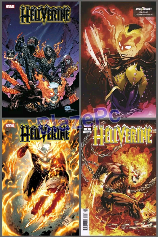 Hellverine #2 Cover A B C Variant Set or 1:25 Options Percy Marvel 2024 NM