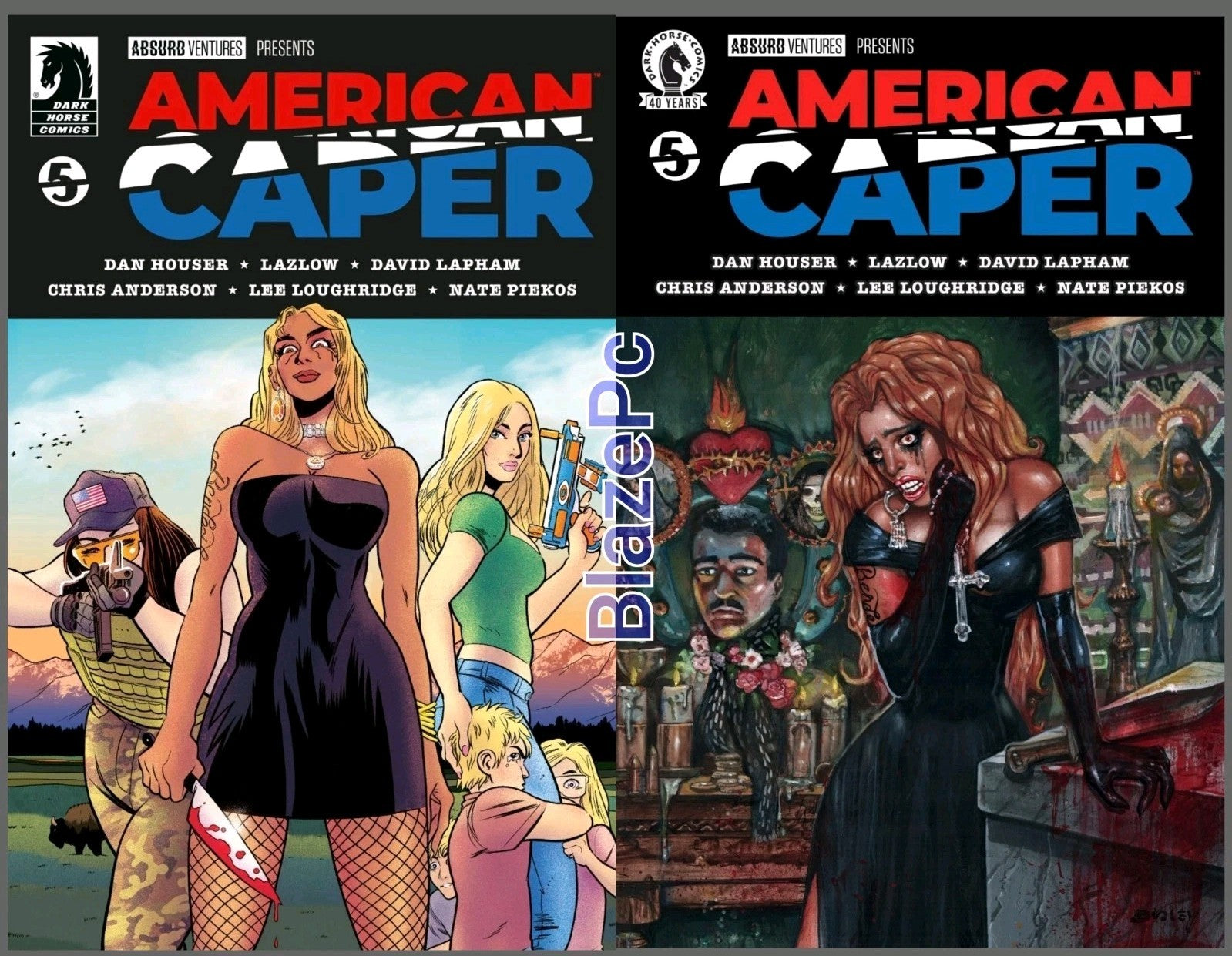 American Caper #5 Cover A B Variant Set Options Dark Horse Comics Presale 3/18