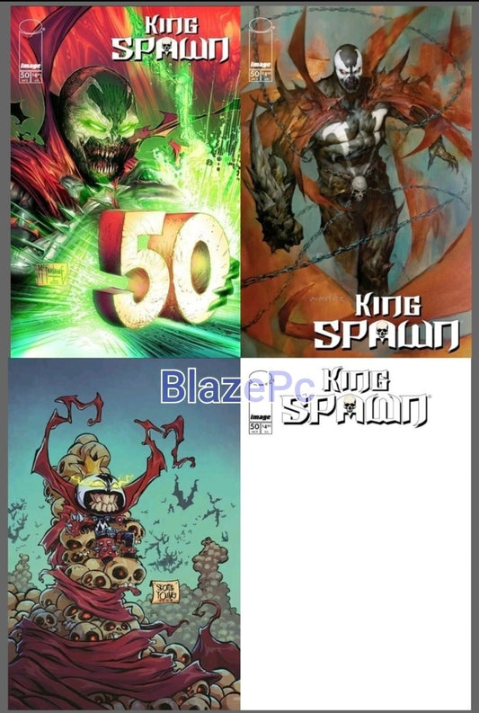 King Spawn #50 Cover A B C D Variant Set Options Image Comics 2025 Presale 10/22