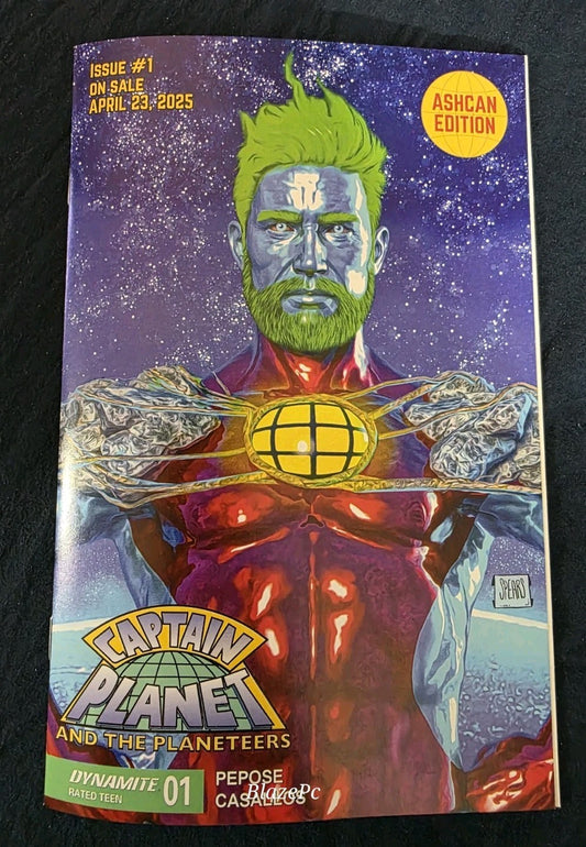 Captain Planet and the Planeteers #1 Mark Spears Cover Ashcan Variant 2025