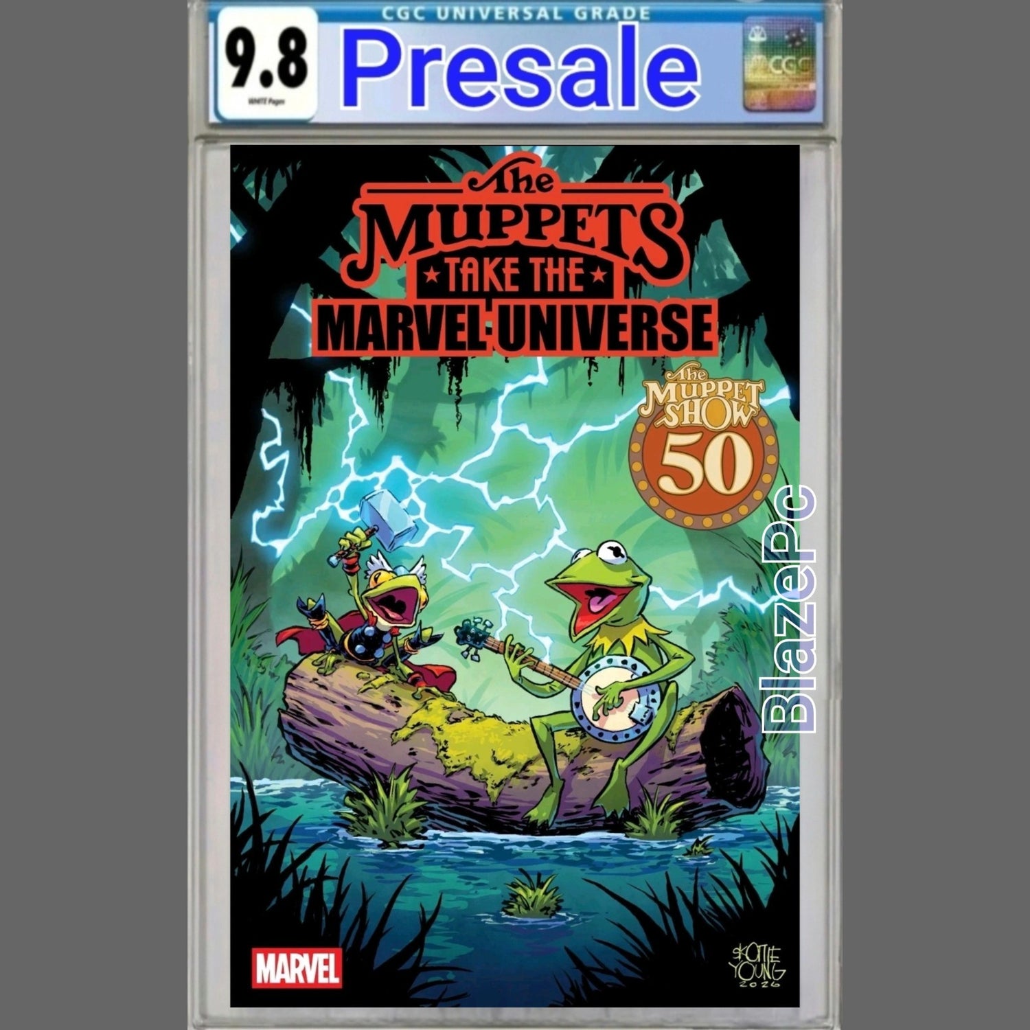 Muppets Take The Marvel Universe #1 CGC 9.8 Skottie Young Variant 2026 PRESALE