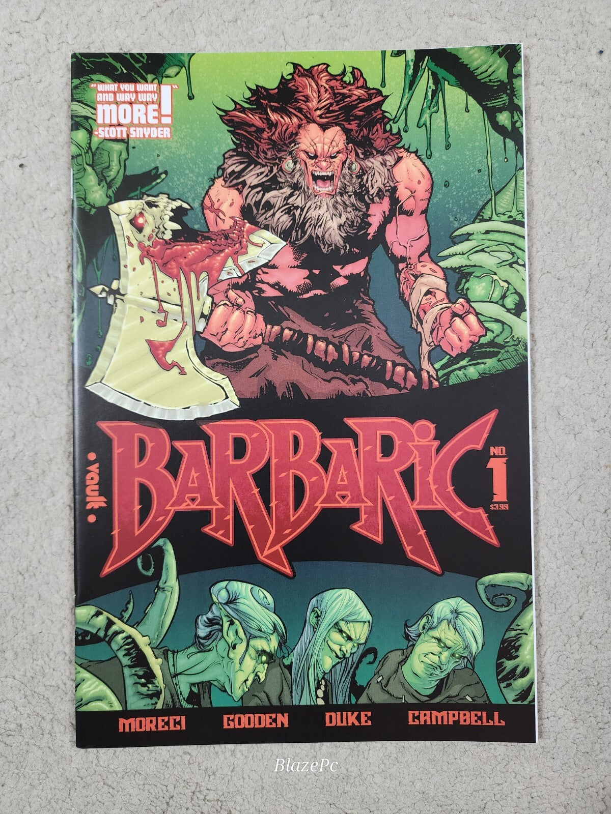 Barbaric #1 1st Print Cover A Moreci Gooden Vault Comics 2021 Lots of Pics NM