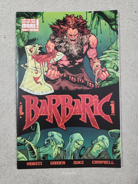 Barbaric #1 1st Print Cover A Moreci Gooden Vault Comics 2021 Lots of Pics NM