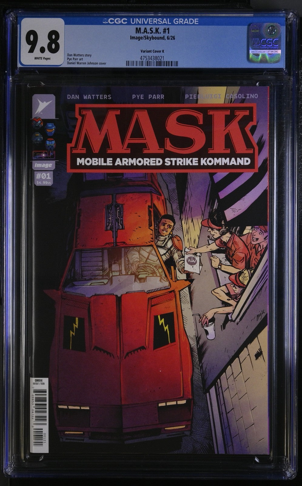 Mask #1 CGC 9.8 1:500 Daniel Warren Johnson Variant Image Comics Energon 2026