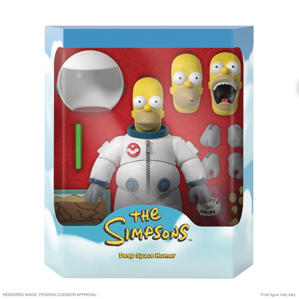 Simpsons Ultimates Wave 1 Set Space Homer Moe Robot Itchy Scratchy Poochie