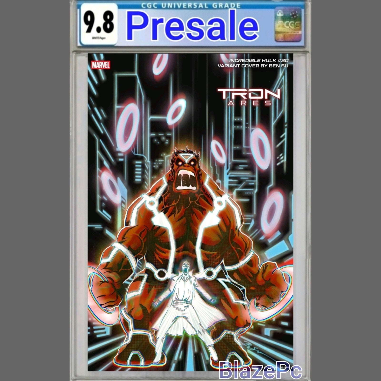 Incredible Hulk #30 CGC 9.8 Ben Su Tron Ares Variant 2025 PRESALE