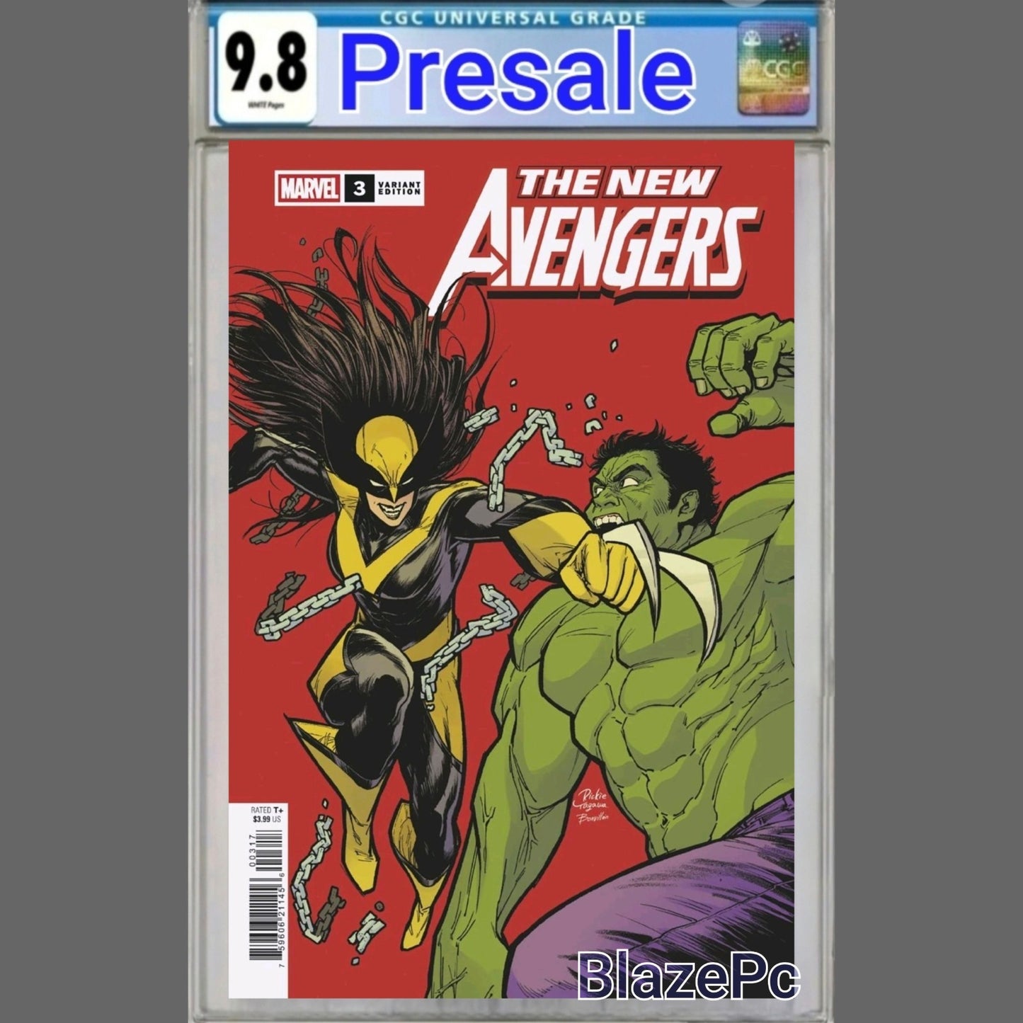 New Avengers #3 CGC 9.8 1:25 Rickie Yagawa Variant 2025 PRESALE