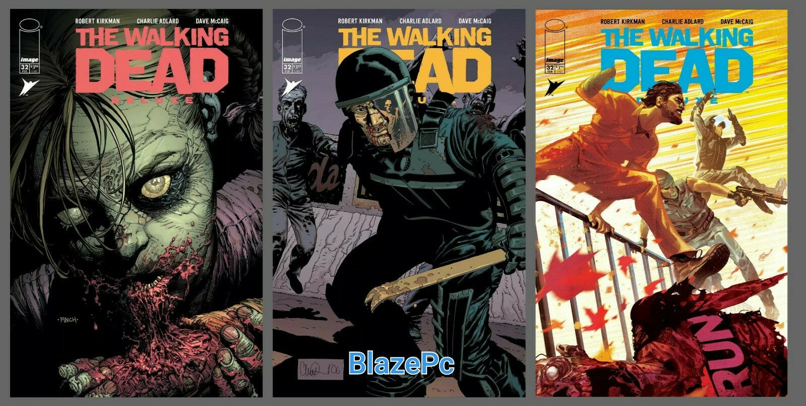 Walking Dead Deluxe #32 Cover A B C Variant Set Options NM