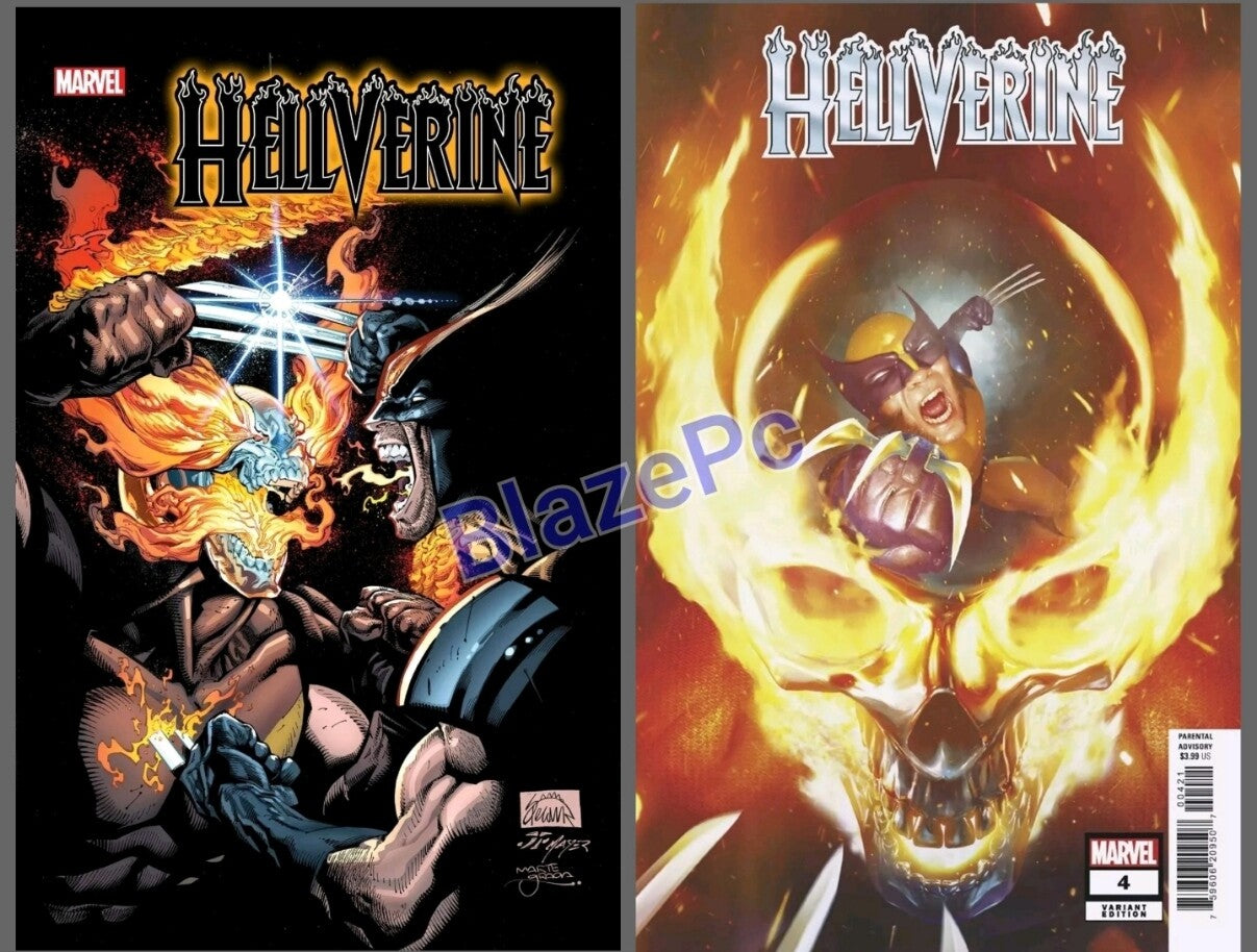 Hellverine #4 Cover A B Variant Set Options Percy Rahzzah Marvel 2024 NM