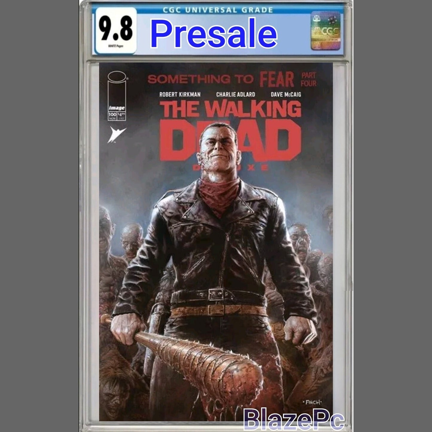 Walking Dead Deluxe #100 CGC 9.8 David Finch Cover A 1st App Negan 2024 PRESALE