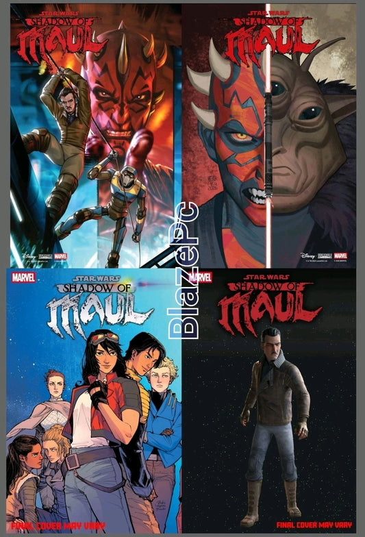 Star Wars Shadow of Maul #4 Cover A B C Variant Set or 1:10 Options Presale 6/10