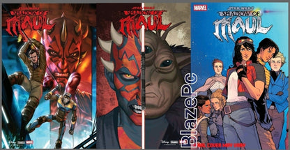 Star Wars Shadow of Maul #4 Cover A B C Variant Set or 1:10 Options Presale 6/10
