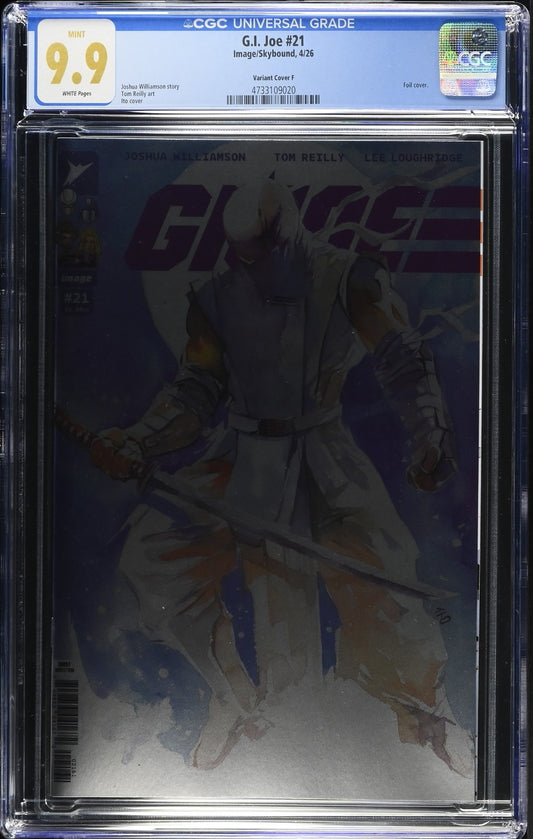 GI Joe #21 CGC 9.8 1:100 Ito FOIL Cover F Variant Image Comics 2026