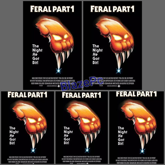 Feral #1 2nd Print Variant Bundle Options Image Comics 2024 NM