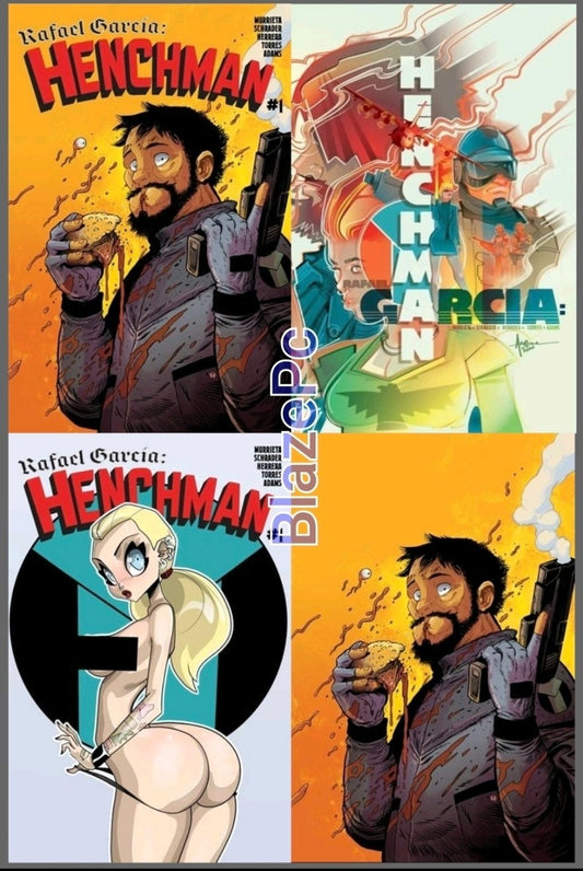 Rafael Garcia Henchman #1 Cover A B C Variant Set Options Titan Presale 3/18