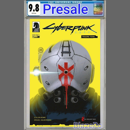 Cyberpunk 2077 Trauma Team #1 CGC 9.8 Cover A 1st Print Dark Horse 2020 PRESALE