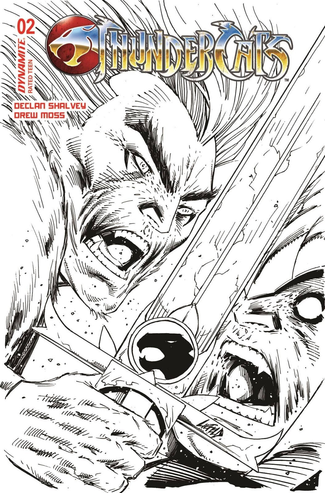 Thundercats #2 Liefeld B&W Trade Virgin Color Variant Set Option 2024 NM