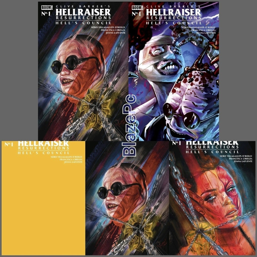 Hellraiser Resurrections Hells Council #1 A B C F G Variant Options Presale 9/23