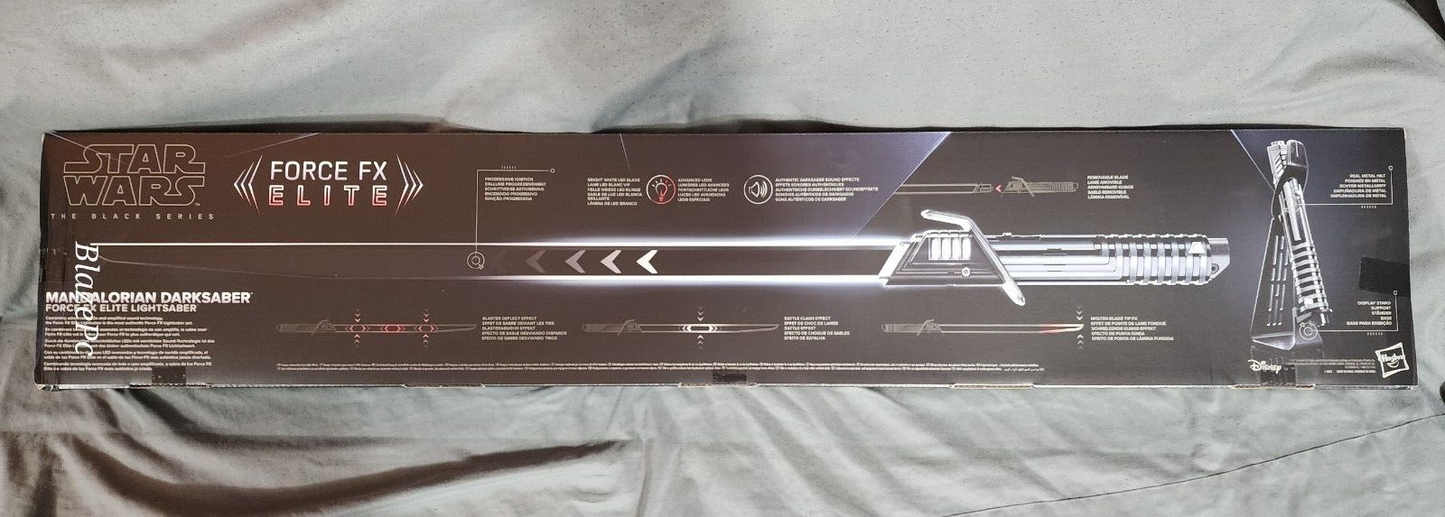 Star Wars Black Series Mandalorian Darksaber Force Fx Elite Lightsaber New 1st