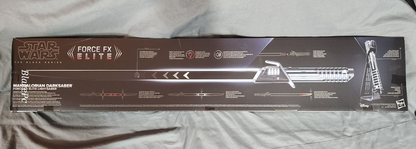 Star Wars Black Series Mandalorian Darksaber Force Fx Elite Lightsaber New 1st