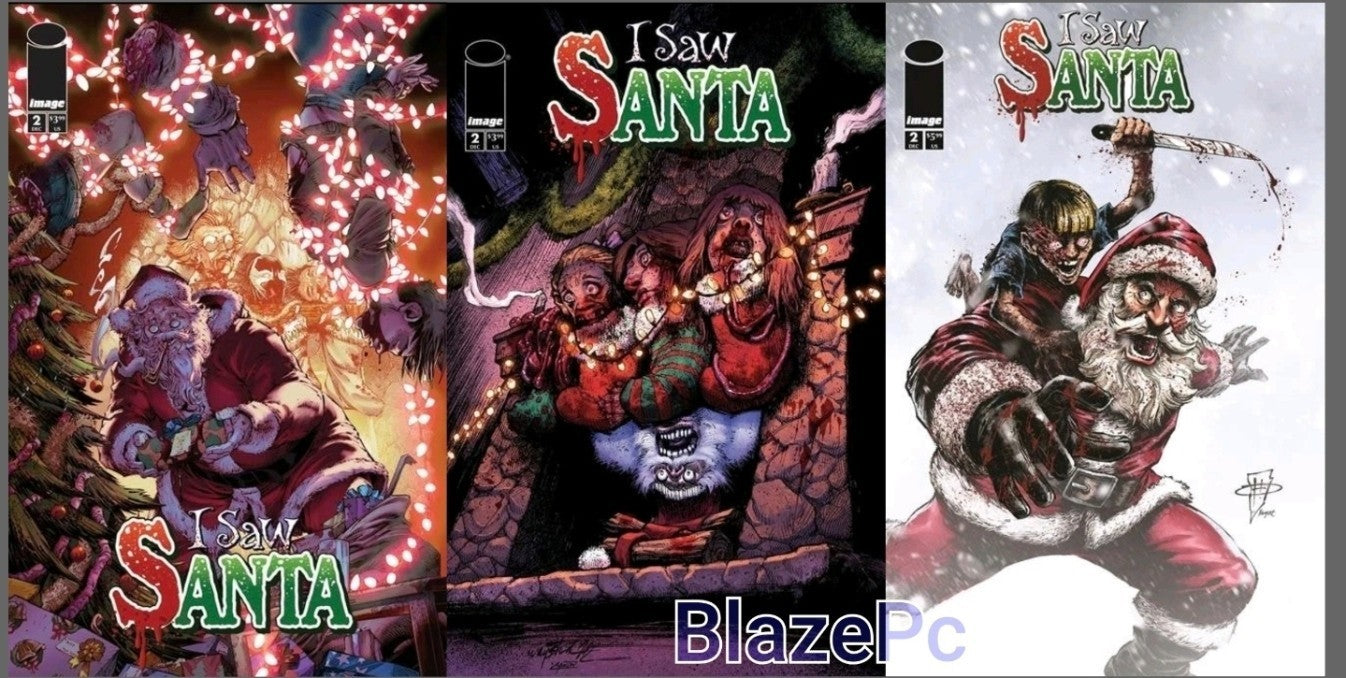 I Saw Santa Spawn Story #2 Cover A B C D Variant Set Options 2025 Presale 12/24